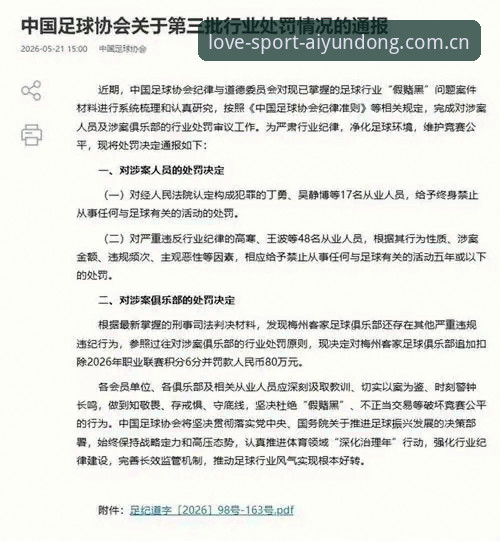 资深用户分析足协第三批禁足名单：从俱乐部高管到裁判的整顿行动全解析